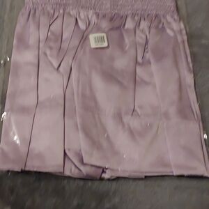 NATURAL LIFE Lavender and Grey Satin Ruffled Shorts - Bundle Any Two For $20